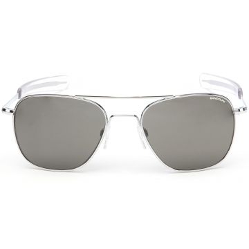 Randolph Engineering Aviator AF075 55mm Bright Chrome/Gray Glass AR - Optilens.de 